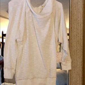 NWT Free People cream tunic/sweater Sz M